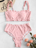 Lettuce Frilled Bikini