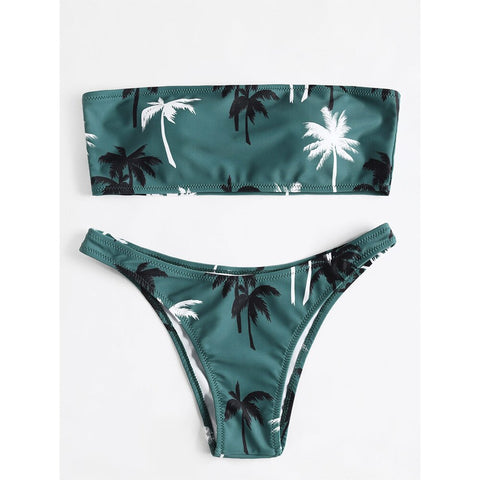 Bandeau Tropical Bikini