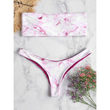 Tie Dye Bandeau Bikini