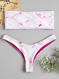 Tie Dye Bandeau Bikini