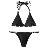 String Shell Patch Bikini