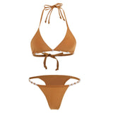 String Shell Patch Bikini
