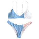 Color Block Bralette Bikini