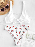 Knotted Cherry Bikini