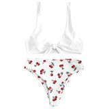 Knotted Cherry Bikini