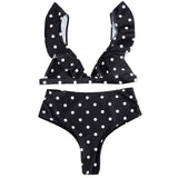 Plunge Neck Backless Bikini