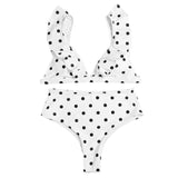 Plunge Neck Backless Bikini