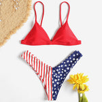 American Flag Cheeky Bikini