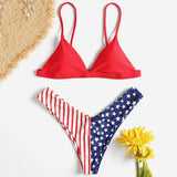 American Flag Cheeky Bikini