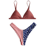 American Flag Cheeky Bikini
