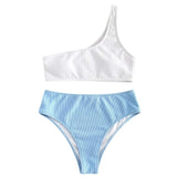 One Shoulder High Waisted Bikini