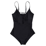 Crisscross Plunge Swimsuit